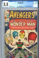 Load image into Gallery viewer, Avengers #9 CGC 3.5
