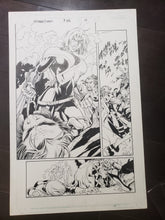 Load image into Gallery viewer, UNCANNY X-MEN #389 - 2 PAGES WOLVERINE VS ROGUE - Salvador Larroca / Art Thibert
