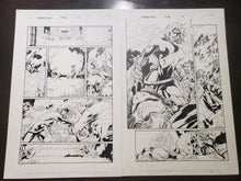 Load image into Gallery viewer, UNCANNY X-MEN #389 - 2 PAGES WOLVERINE VS ROGUE - Salvador Larroca / Art Thibert
