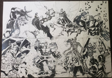 Load image into Gallery viewer, 8 PAGE ORIGINAL ART CHARACTERS OF MARVEL MEGA POSTER - LEONARDO GONDIM
