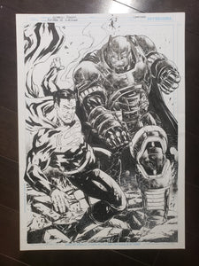 PIN-UP - SUPERMAN vs BATMAN - LEONARDO GONDIM - 11x17