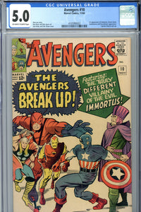 Avengers #10 CGC 5.0