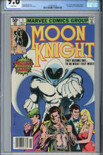 Load image into Gallery viewer, Moon Knight #1 CGC 9.6 Newsstand
