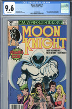 Load image into Gallery viewer, Moon Knight #1 CGC 9.6 Newsstand
