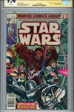 Load image into Gallery viewer, Star Wars #3 CGC 9.4 SS Signed Remarked  Palmer
