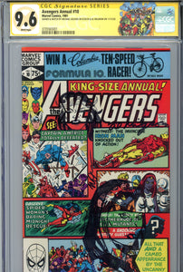 Avengers Annual #10 CGC 9.6 SS 2 x Rogue Sketch