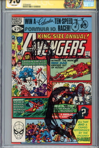 Avengers Annual #10 CGC 9.6 SS 2 x Rogue Sketch