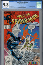 Load image into Gallery viewer, Web of Spider-Man #36 CGC 9.8 1st Tombstone
