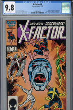 Load image into Gallery viewer, X-Factor #6 CGC 9.8 1st Apocalypse
