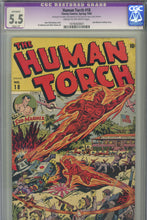 Load image into Gallery viewer, Human Torch #18 CGC 5.5 Restored
