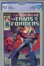 Load image into Gallery viewer, The Transformers #1 CBCS 9.2 Canadian Price Variant
