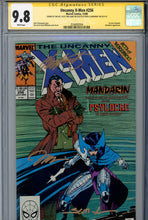 Load image into Gallery viewer, Uncanny X-Men #256 CGC 9.8 SS 1st New Psylocke Triple Signed
