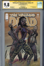 Load image into Gallery viewer, Walking Dead 15th Anniversary Edition #19 CGC 9.8 SS Signed Campbell
