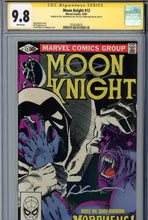 Load image into Gallery viewer, Moon Knight #12 CGC 9.8 SS Signed Miller &amp; Sienkiewicz
