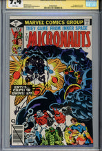 Load image into Gallery viewer, Micronauts #8 CGC 9.4 SS Golden Remark 1st Captain Universe
