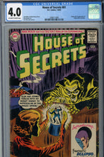 Load image into Gallery viewer, House of Secrets #61 CGC 4.0 1st Appearance of Eclipso
