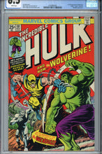 Load image into Gallery viewer, Incredible Hulk #181 CGC 8.5 1st Wolverine WP
