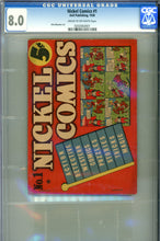 Load image into Gallery viewer, 1938 Nickel Comics #1 CGC 8.0
