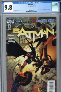 Batman New 52 #2 CGC 9.8