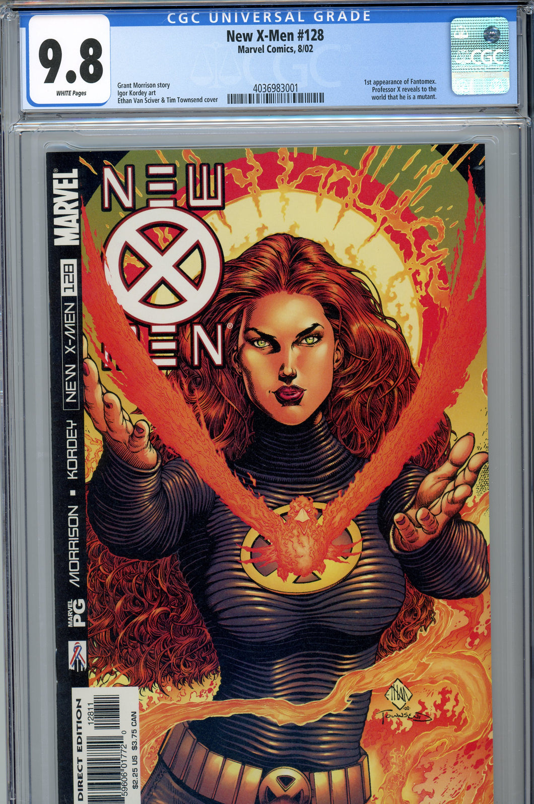 New X-Men #128 CGC 9.8 1st Fantomex