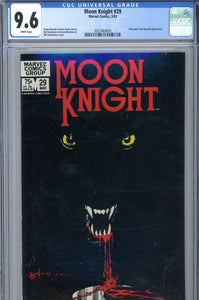 Moon Knight #29 CGC 9.6