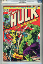 Load image into Gallery viewer, The Incredible Hulk #181 CGC 7.5 1st Wolverine
