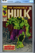 Load image into Gallery viewer, The Incredible Hulk #105 CGC 8.0 1st Missing Link

