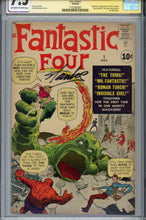 Load image into Gallery viewer, Fantastic Four #1 CGC 7.5 SS Signed Stan Lee
