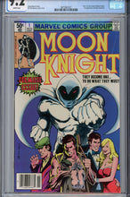 Load image into Gallery viewer, Moon Knight #1 CGC 9.2 Newsstand
