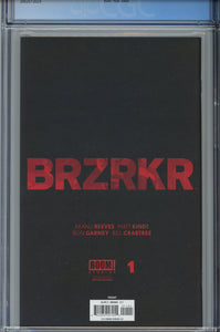 BRZRKR #1 Brooks Virgin CGC 9.8