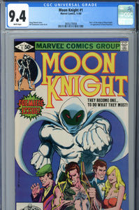 Moon Knight #1 CGC 9.4 1st Bushman