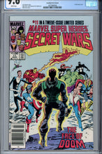 Load image into Gallery viewer, Secret Wars #11 CGC 9.6 Canadian Price Variant
