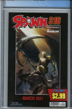 Load image into Gallery viewer, Spawn #315 Capullo Virgin Sketch Edition CGC 9.8
