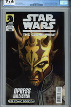 Load image into Gallery viewer, Free Comic Book Day Star Wars: The Clone Wars CGC 9.2
