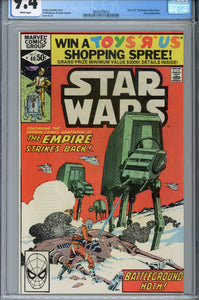 Star Wars #40 CGC 9.4 1st Rogue Squadron