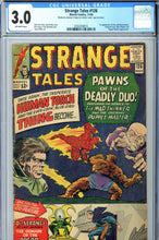 Load image into Gallery viewer, Strange Tales #126 CGC 3.0 1st Clea &amp; Dormammu
