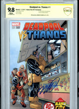 Load image into Gallery viewer, Deadpool vs Thanos #1 Variant cover (Ramos) - CBCS 9.8 - Signed by Ramos
