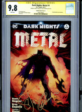 Load image into Gallery viewer, Dark Nights Metal #1 - Signed Capullo / Snyder CGC 9.8 - CAPULLO VARIANT Edition (A)
