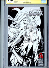 Load image into Gallery viewer, White Widow #1 - Paul Green Sketch Cover (Very Limited!) CGC 9.0 - Signed Tyndall
