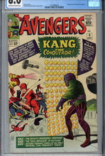 Load image into Gallery viewer, Avengers #8 CGC 8.0 1st Kang
