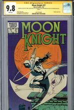 Load image into Gallery viewer, Moon Knight #27 CGC 9.8 Triple Signed Double Sketch
