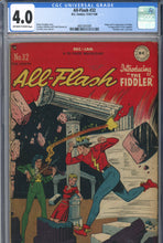 Load image into Gallery viewer, All Flash #32 CGC 4.0 1st Star Sapphire &amp; Fiddler
